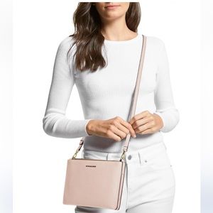 Michael Kors Jet Set Double Pouch Crossbody